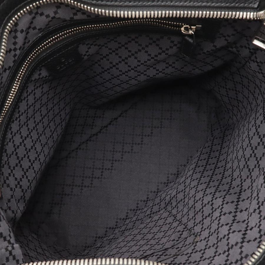 GUCCI グッチ コスモポリス トートバッグ 2WAY ショルダーバッグ 斜め掛け バイカラー レザー ブラック 黒 ネイビー 紺 シルバー金具 | GUCCI | 08