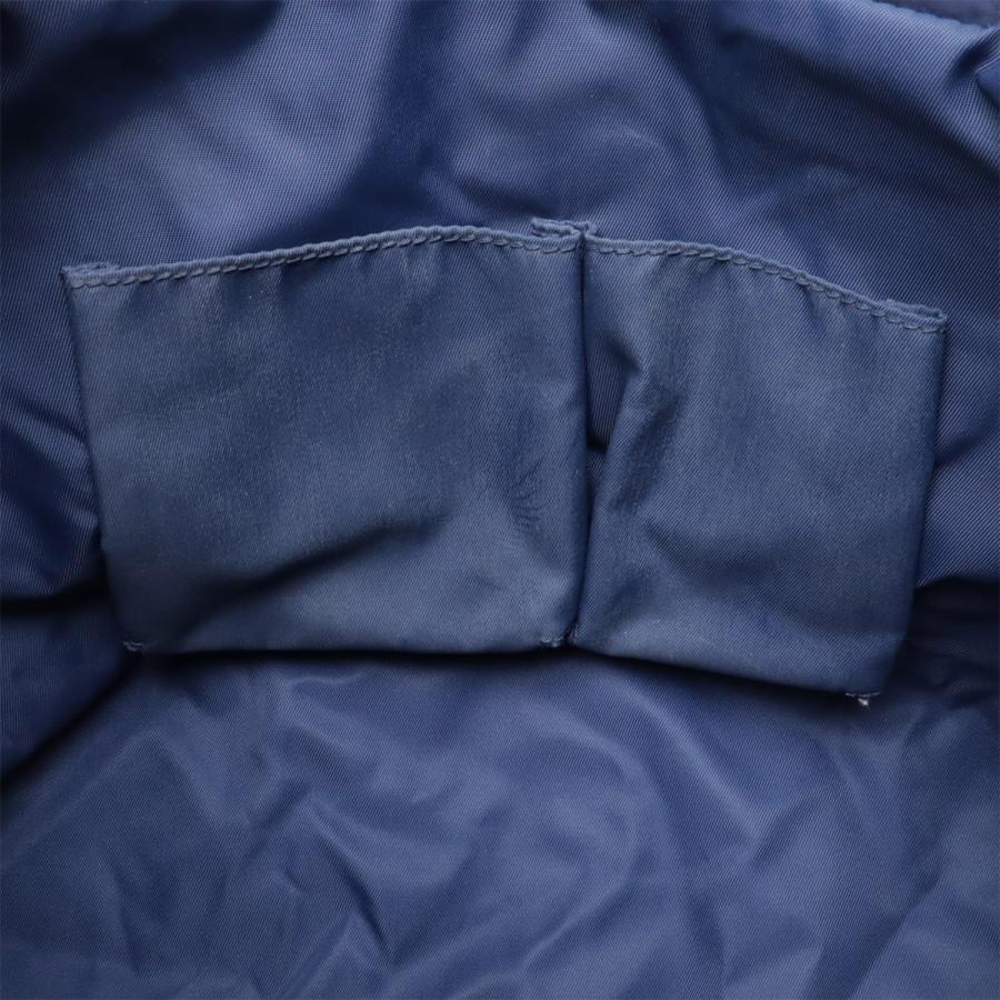 GUCCI グッチ GGナイロン トートバッグ 2WAY ショルダーバッグ 斜め掛け ブルー 青 シルバー金具 アウトレット品 387067 | GUCCI | 07