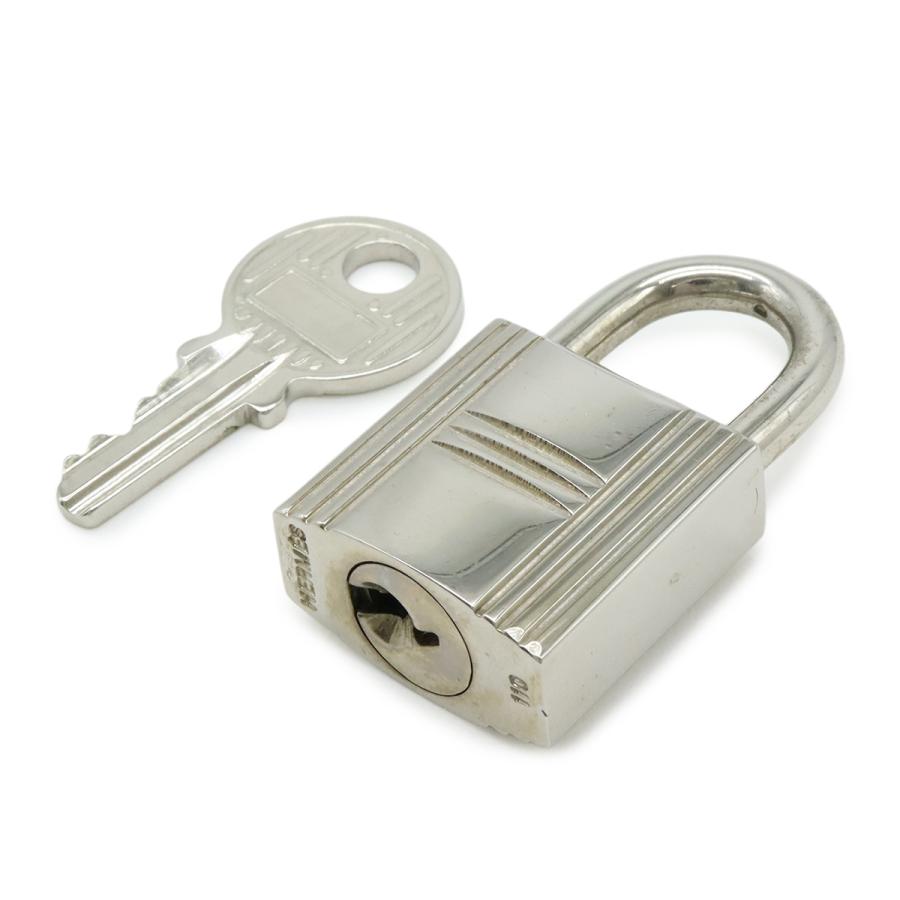 HERMES エルメス カデナ パドロック 南京錠 No.110 鍵 カギ キー付き メタル シルバー | HERMES