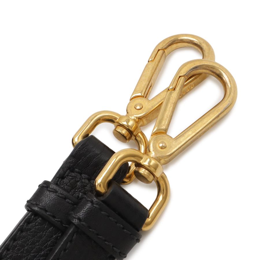 PRADA プラダ ヴィッテロダイノ トートバッグ 2WAY ショルダーバッグ 斜め掛け NERO 黒 ブラック ゴールド金具 | PRADA | 05