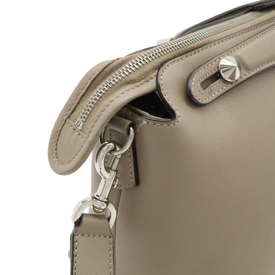 FENDI フェンディ BY THE WAY バイザウェイ ミディアム ハンドバッグ 2WAY ショルダーバッグ レザー グレージュ シルバー金具 8BL146 | FENDI | 06