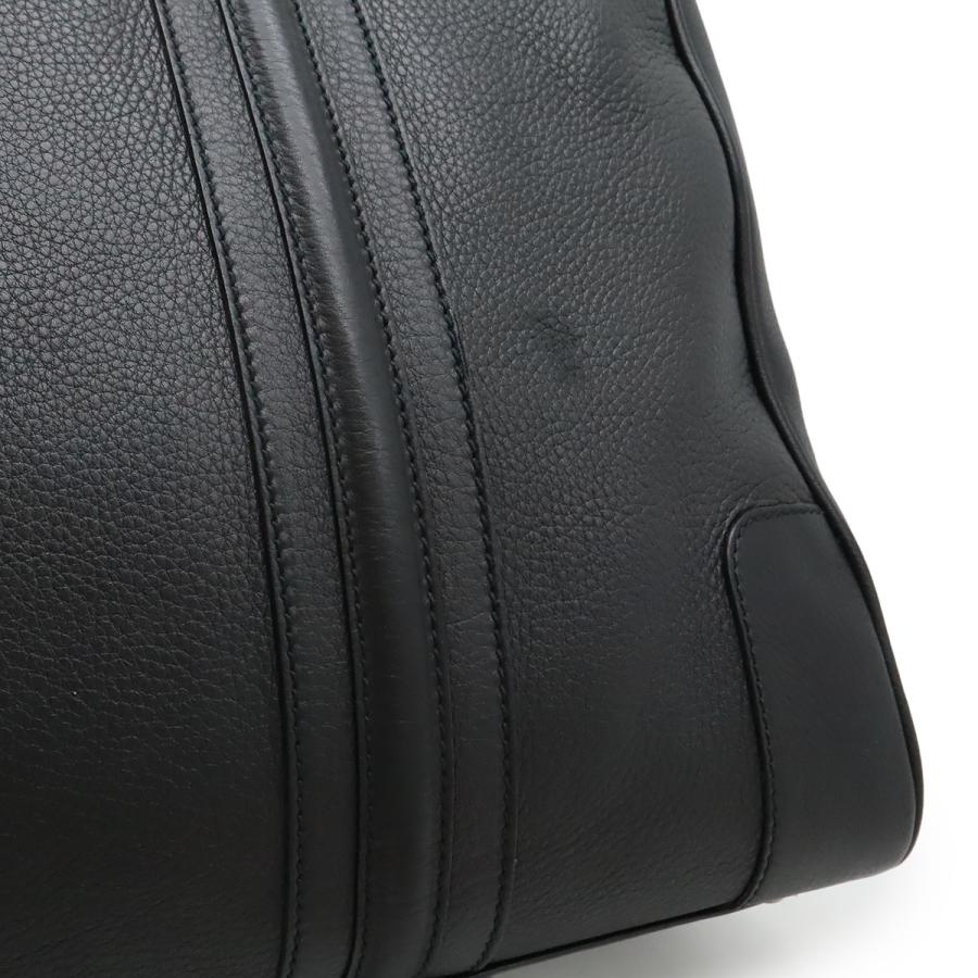 GUCCI グッチ ボストンバッグ 旅行カバン トラベルバッグ ハンドバッグ レザー ブラック 黒 シルバー金具 145845 | GUCCI | 08