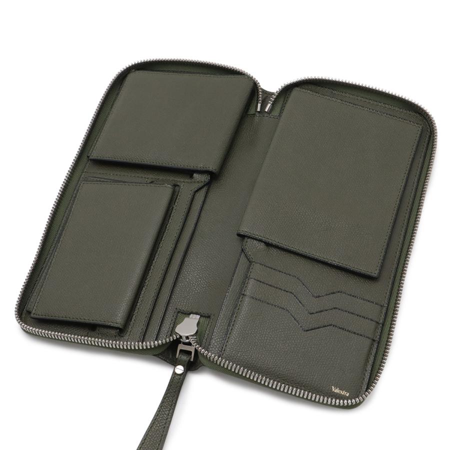 valextra ヴァレクストラ バレクストラ オールインワン トラベルウォレット トラベルケース ラウンドファスナー 長財布 レザー | Valextra | 04