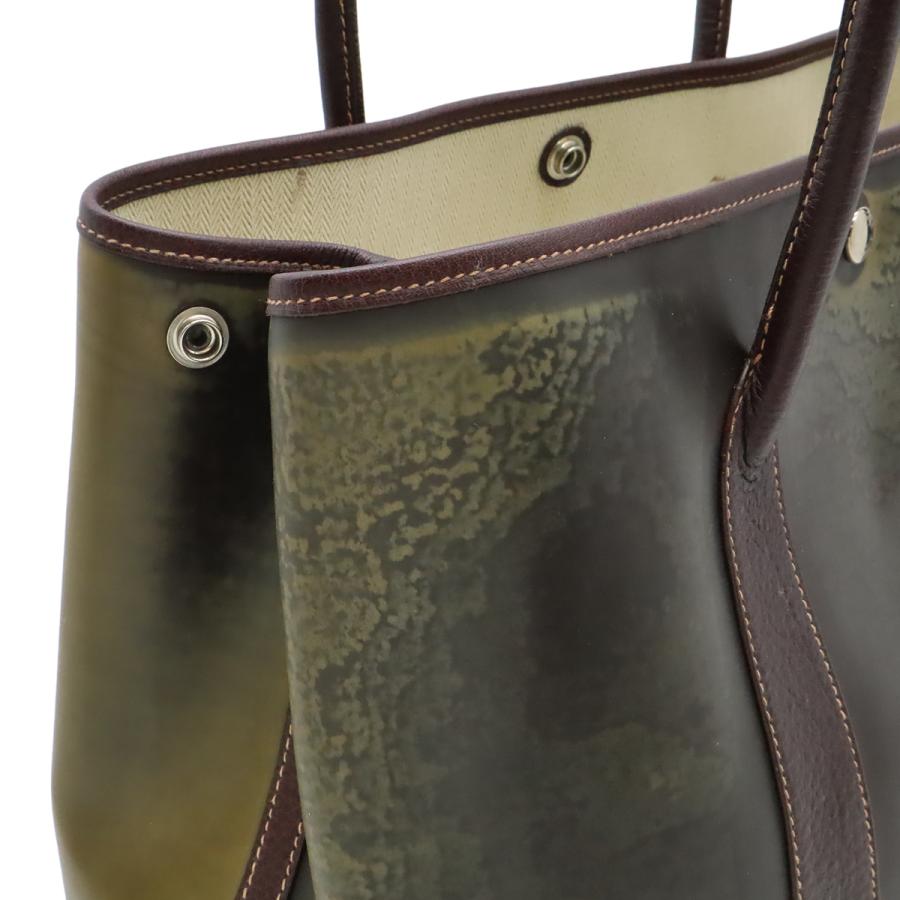 HERMES エルメス ガーデンパーティPM トートPM トートバッグ ハンドバッグ アマゾニア レザー ダークブラウン | HERMES | 03
