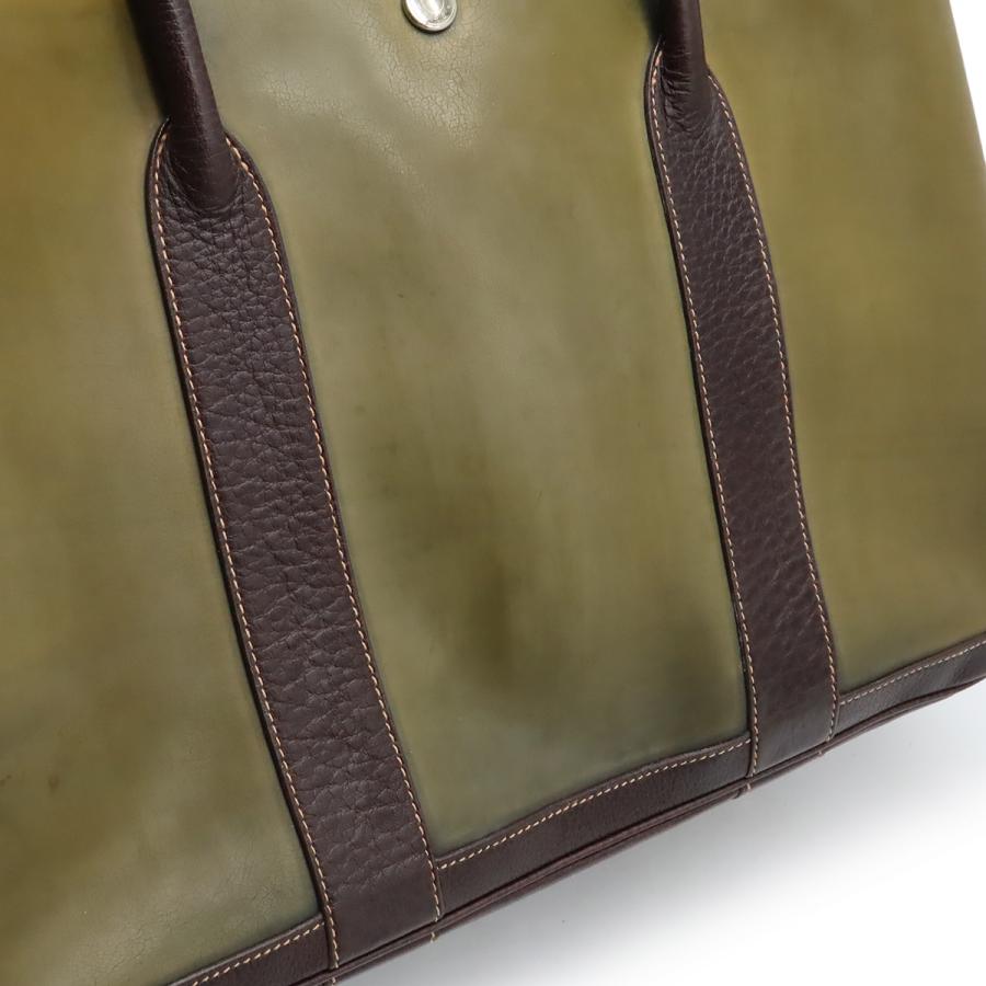 HERMES エルメス ガーデンパーティPM トートPM トートバッグ ハンドバッグ アマゾニア レザー ダークブラウン | HERMES | 08