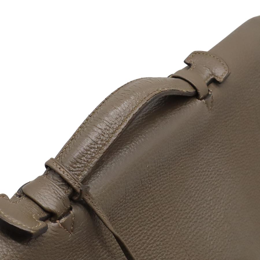 HERMES エルメス サックアデペッシュ41 ビジネスバッグ ブリーフケース 書類カバン トゴ レザー エトゥープ シルバー金具 □O刻印 | HERMES | 03