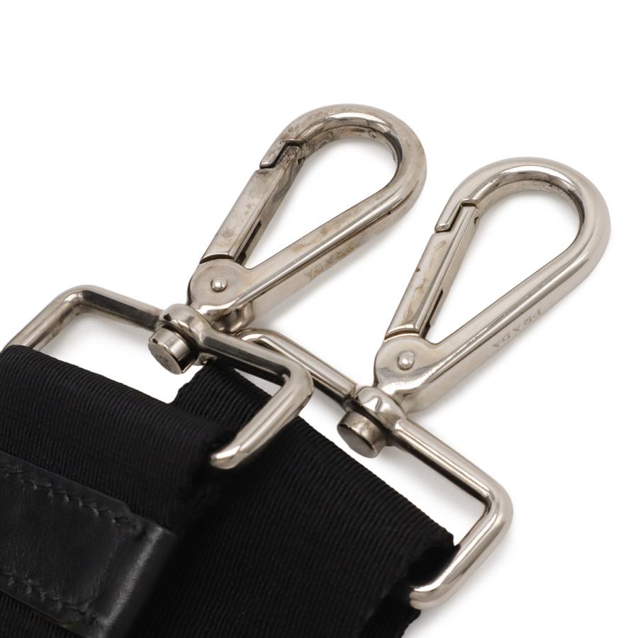 PRADA プラダ テスート ボンバー ハンドバッグ トートバッグ 2WAY ショルダーバッグ ナイロン レザー NERO 黒 ブラック シルバー金具 | PRADA | 05