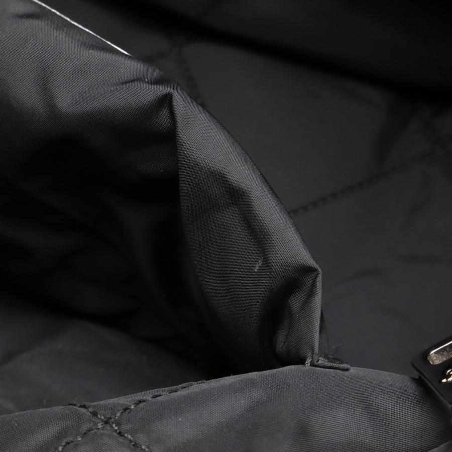 PRADA プラダ テスート ボンバー ハンドバッグ トートバッグ 2WAY ショルダーバッグ ナイロン レザー NERO 黒 ブラック シルバー金具 | PRADA | 08