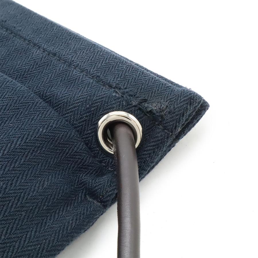 HERMES エルメス サック アリーヌ リュックサック バックパック トワルシェブロン レザー ネイビー ブラウン 紺 茶 Y刻印 | HERMES | 07