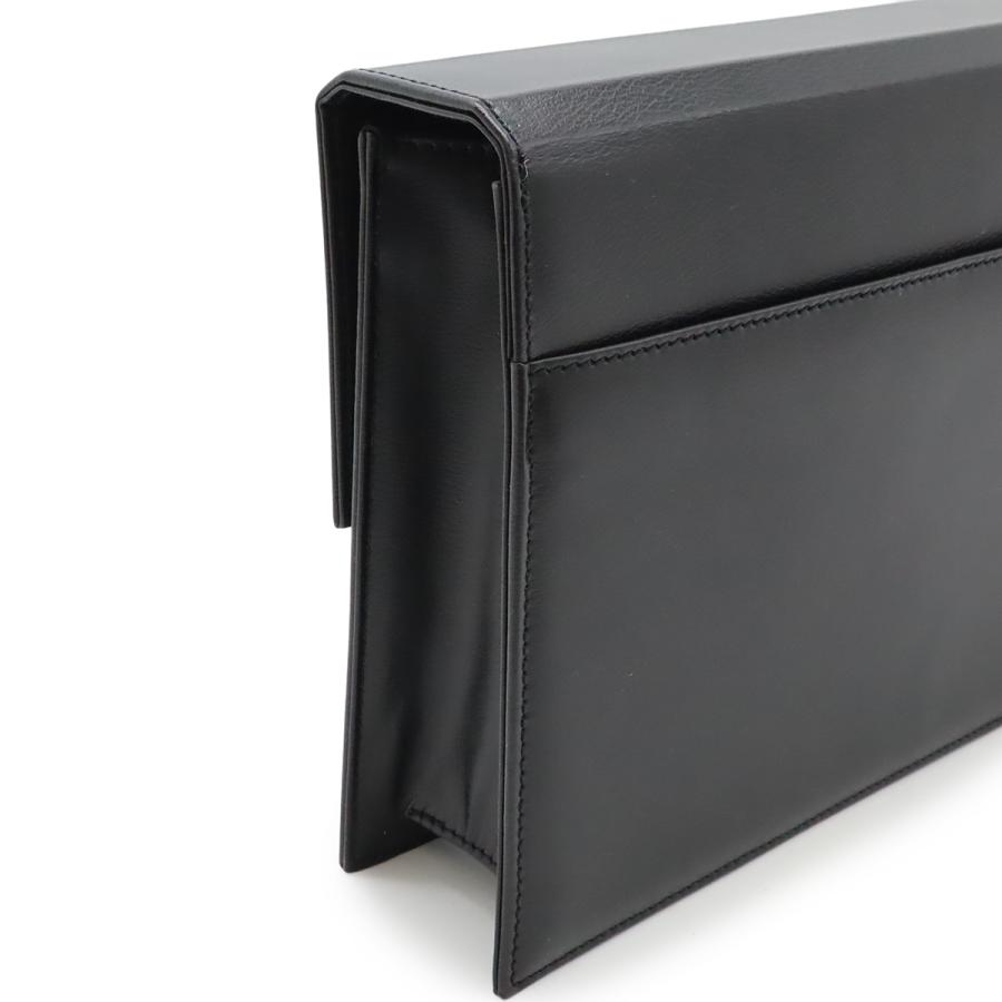 dunhill ダンヒル セカンドバッグ クラッチバッグ レザー ブラック 黒 シルバー金具 | dunhill | 03