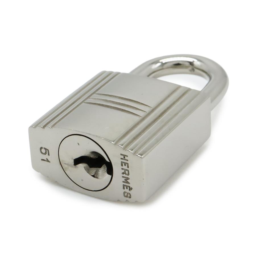 HERMES エルメス カデナ パドロック 南京錠 No.51 鍵 カギ キー付き メタル シルバー | HERMES | 03