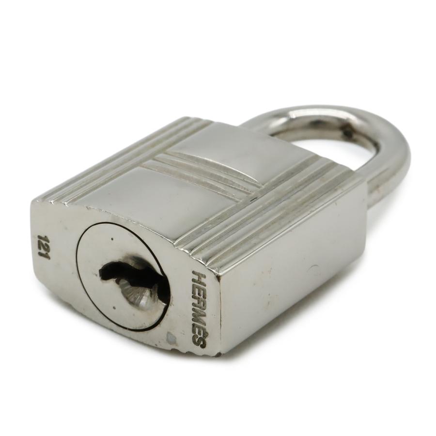 HERMES エルメス カデナ パドロック 南京錠 No.121 鍵 カギ キー付き メタル シルバー | HERMES | 03