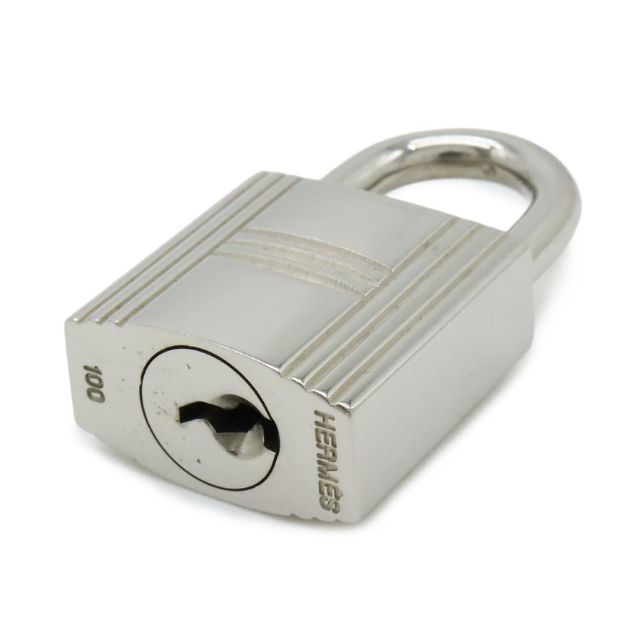 HERMES エルメス カデナ パドロック 南京錠 No.100 鍵 カギ キー付き メタル シルバー | HERMES | 03