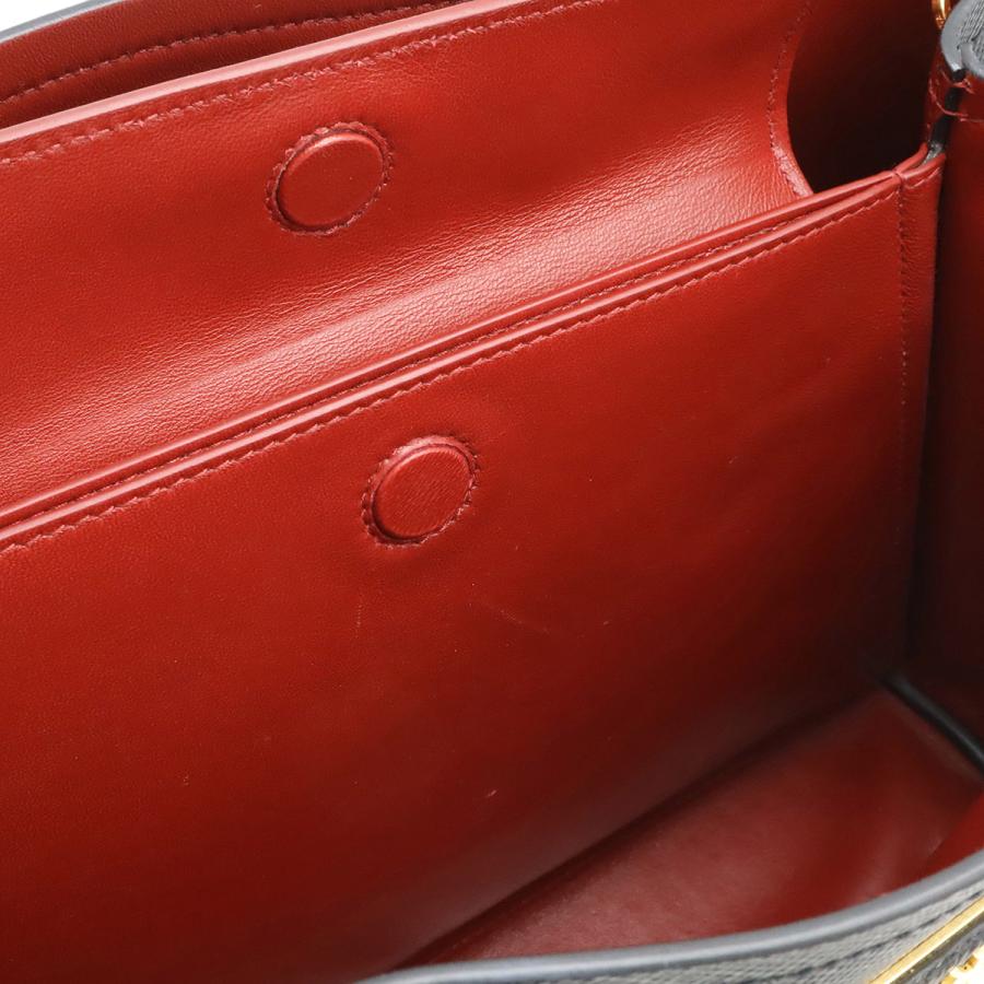PRADA プラダ ダブル トートバッグ ショルダーバッグ 2WAY ハンドバッグ 斜め掛け サフィアーノ レザー NERO ブラック 黒 ゴールド金具 | PRADA | 06