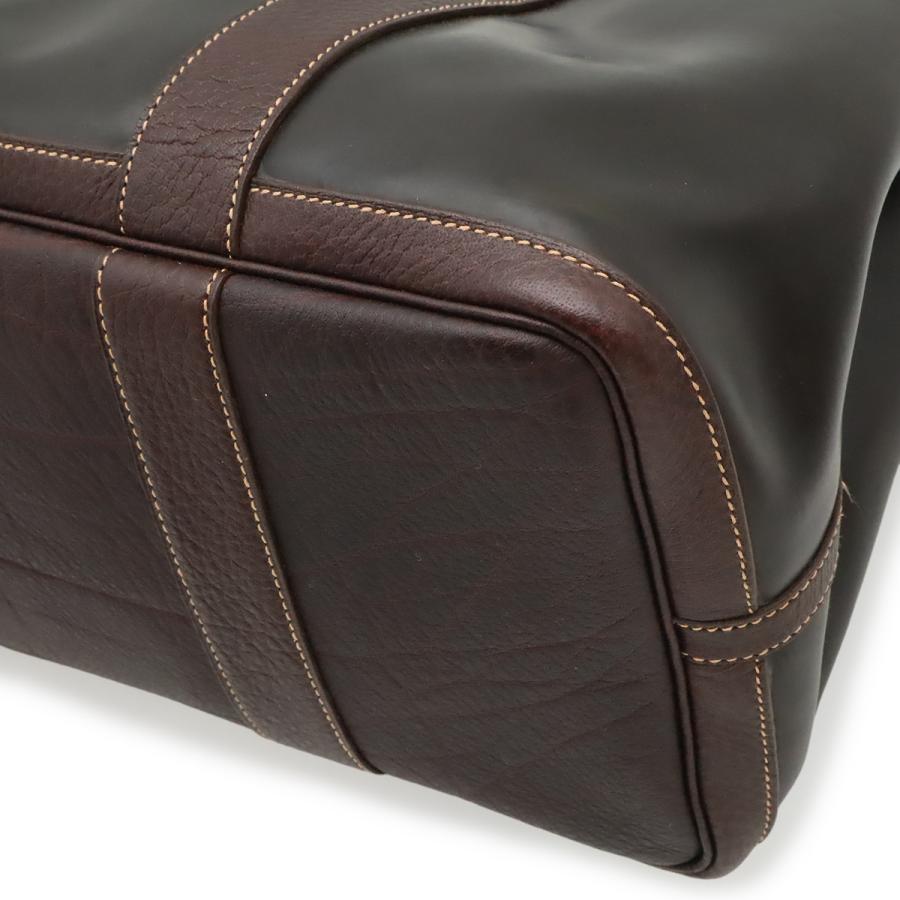 HERMES エルメス ガーデンパーティPM トートPM トートバッグ ハンドバッグ アマゾニア レザー ダークカーキ系 ダークブラウン | HERMES | 02