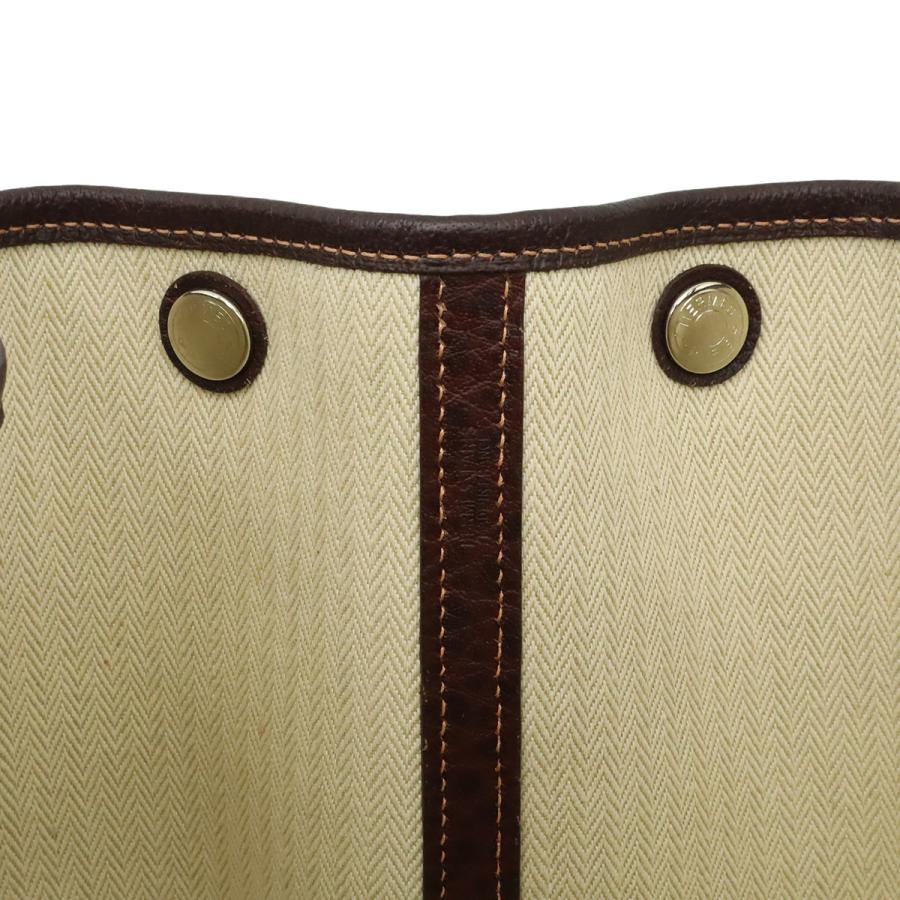 HERMES エルメス ガーデンパーティPM トートPM トートバッグ ハンドバッグ アマゾニア レザー ダークカーキ系 ダークブラウン | HERMES | 08