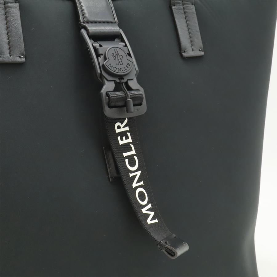 MONCLER モンクレール TRICK トリック ロゴ トートバッグ ショルダーバッグ ポリエステル レザー ブラック 黒 ホワイト 白 5D00009 M3873 | MONCLER | 08