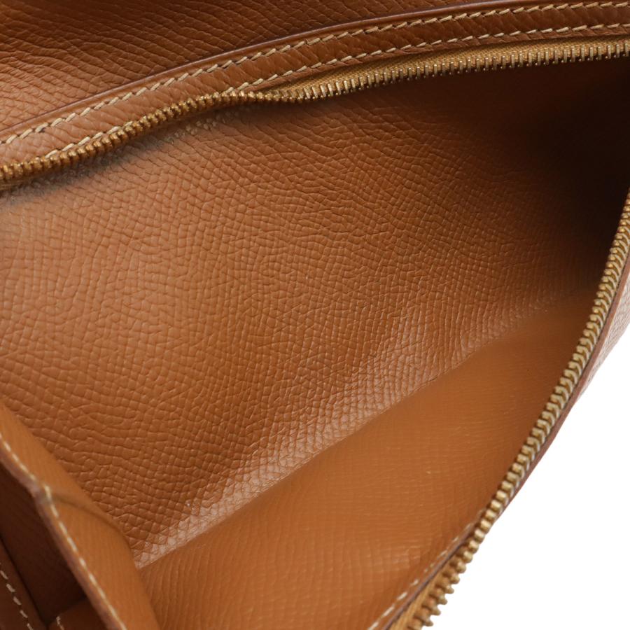 HERMES エルメス ベアン クラシック 2つ折長財布 二つ折り長財布 クシュベル レザー ゴールド ライトブラウン ゴールド金具 ○Y刻印 | HERMES | 07
