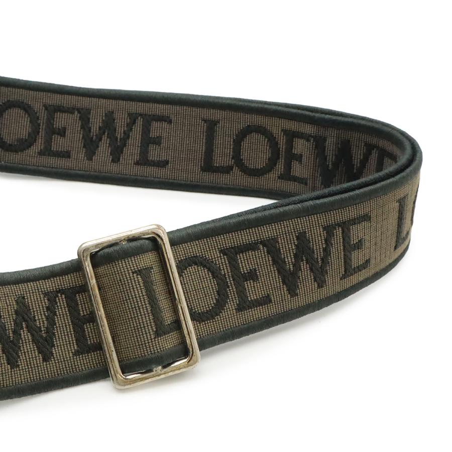 LOEWE ロエベ アナグラム ミリタリーメッセンジャーバッグ XS ショルダーバッグ 斜め掛け レザー ブラック 黒 シルバー金具 B553A72X27 | LOEWE | 04