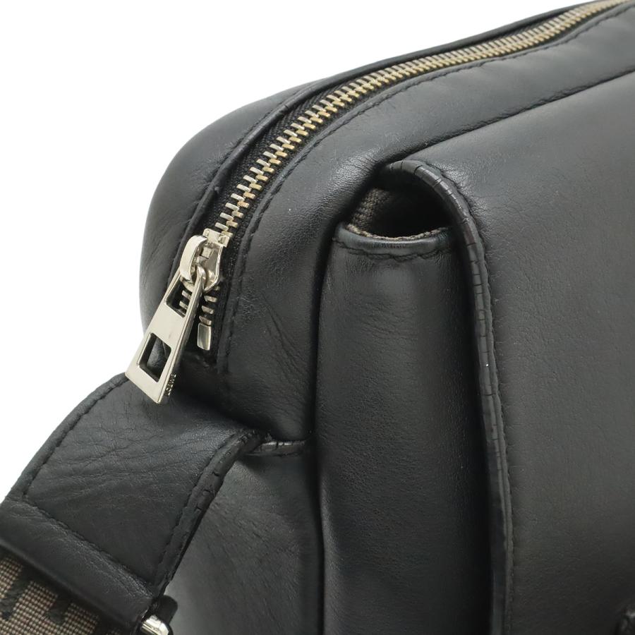 LOEWE ロエベ アナグラム ミリタリーメッセンジャーバッグ XS ショルダーバッグ 斜め掛け レザー ブラック 黒 シルバー金具 B553A72X27 | LOEWE | 05