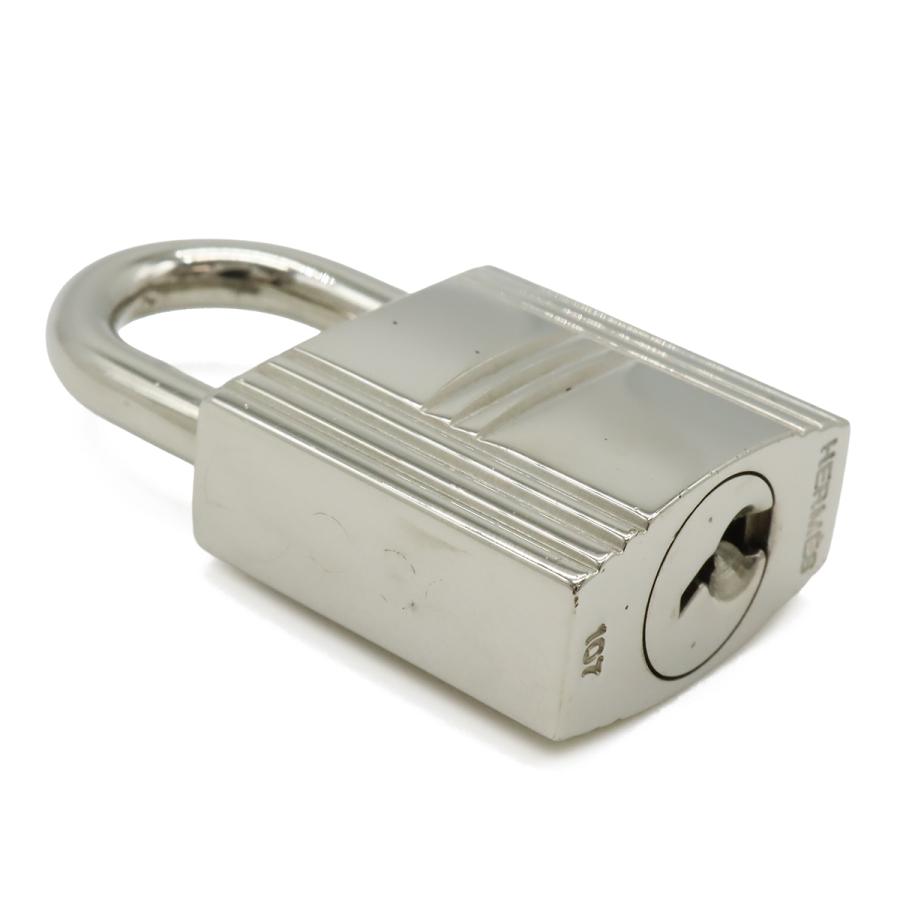 HERMES エルメス カデナ パドロック 南京錠 No.107 鍵 カギ キー付き メタル シルバー | HERMES | 04