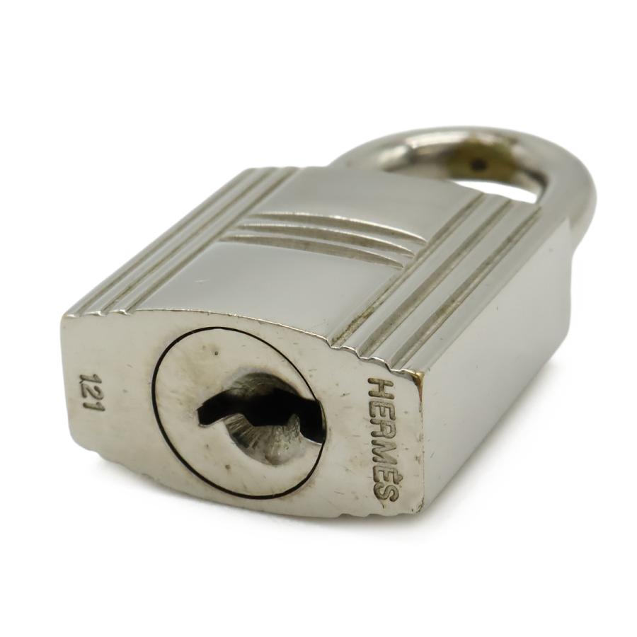 HERMES エルメス カデナ パドロック 南京錠 No.121 鍵 カギ キー付き メタル シルバー | HERMES | 03