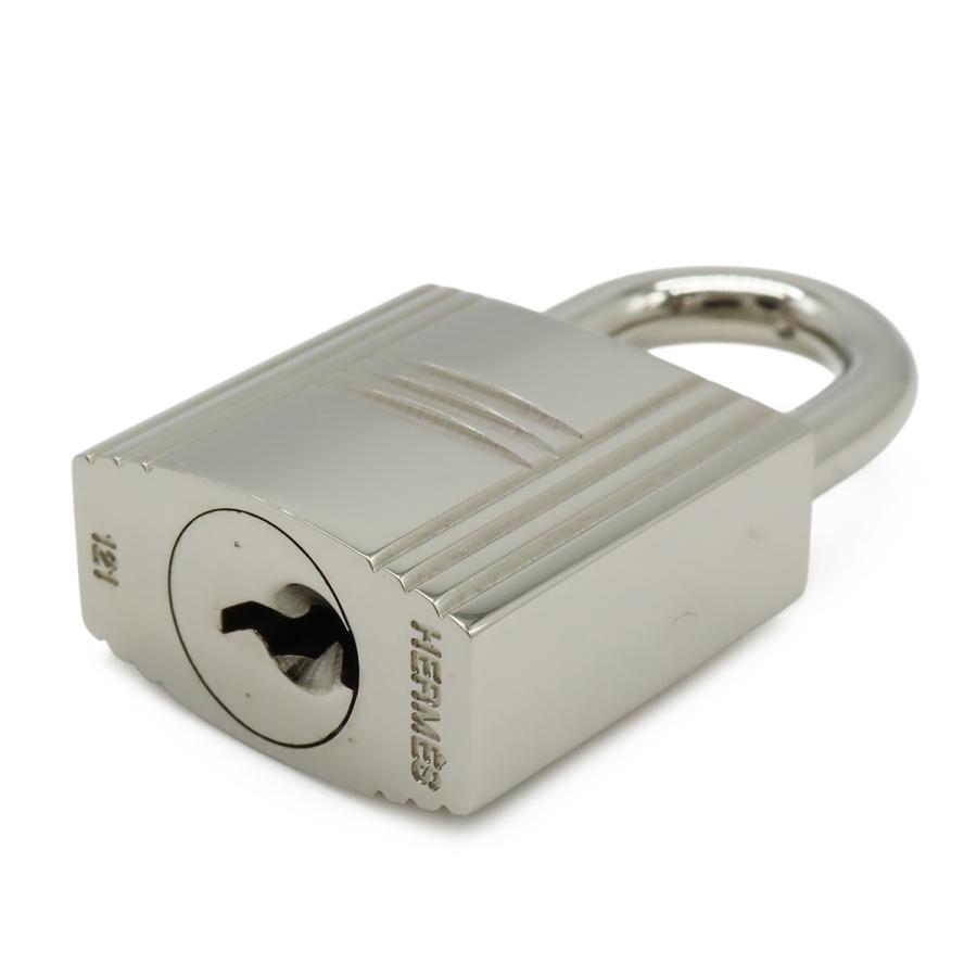 HERMES エルメス カデナ パドロック 南京錠 No.121 鍵 カギ キー付き メタル シルバー | HERMES | 03