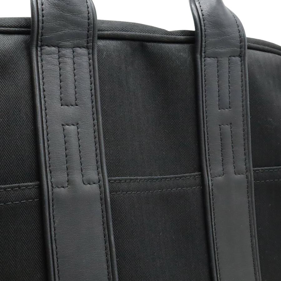 HERMES エルメス アカプルコ サックアド リュックサック バックパック 2WAY トートバッグ トワルシェブロン レザー ブラック 黒 | HERMES | 08