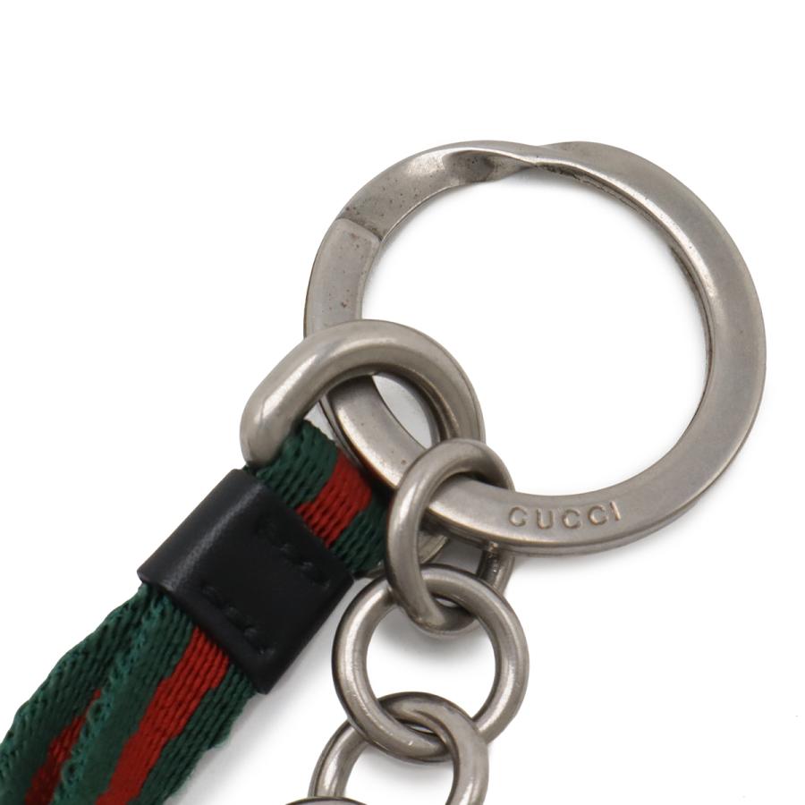 GUCCI グッチ GGスプリーム キングスネーク 蛇 コインケース 小銭入れ カードホルダー ネックストラップ PVC レザー ベージュ レッド | GUCCI | 03