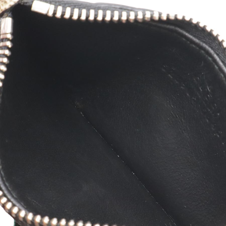 GUCCI グッチ GGスプリーム キングスネーク 蛇 コインケース 小銭入れ カードホルダー ネックストラップ PVC レザー ベージュ レッド | GUCCI | 05