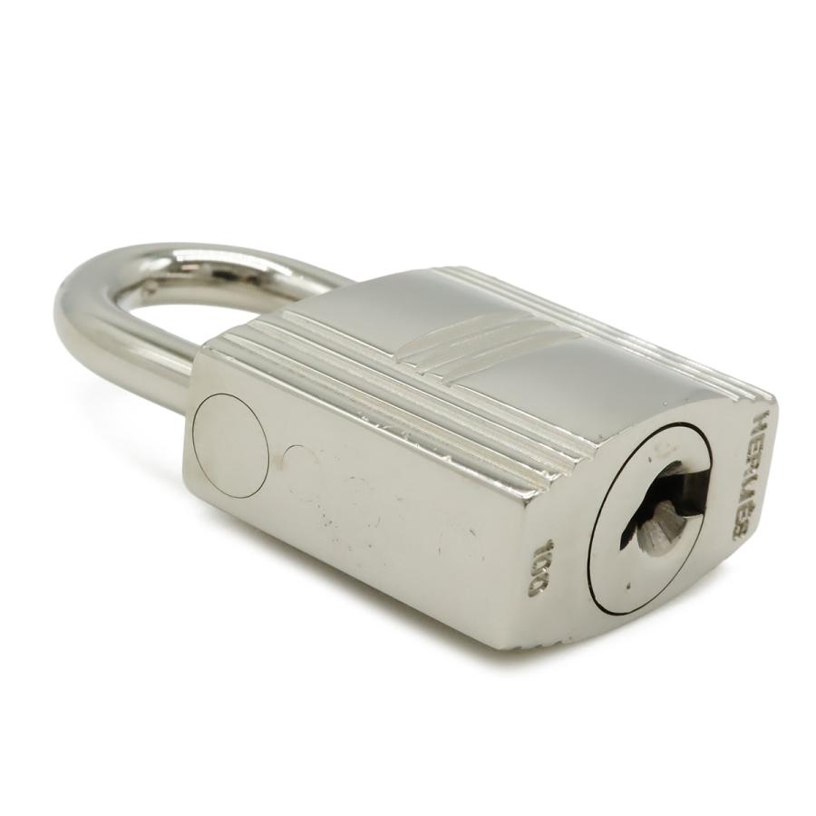 HERMES エルメス カデナ パドロック 南京錠 No.100 鍵 カギ キー付き メタル シルバー | HERMES | 03