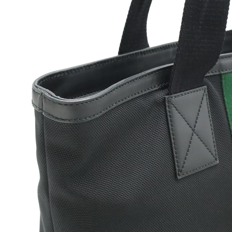 GUCCI グッチ ウェブストライプ シェリーライン トートバッグ ラージトート ショルダーバッグ ナイロン レザー ブラック 黒 | GUCCI | 07