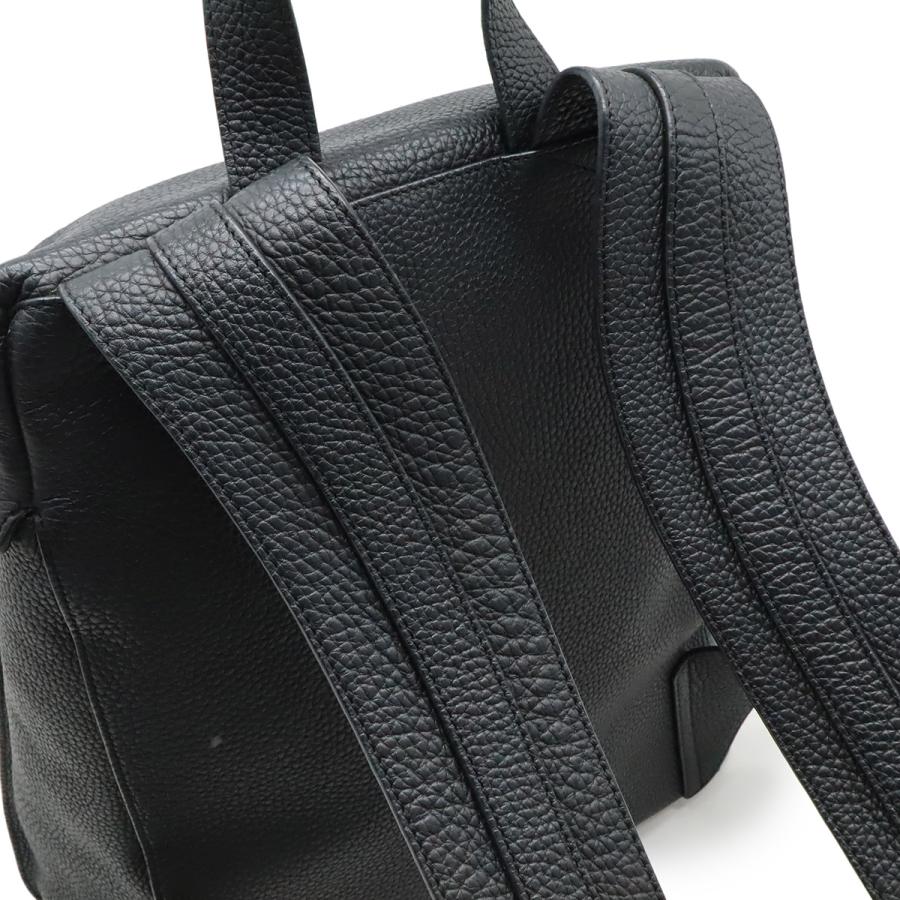 LOEWE ロエベ Tバックパック スモール リュックサック カーフスキン レザー ブラック 黒 シルバー金具 | LOEWE | 04
