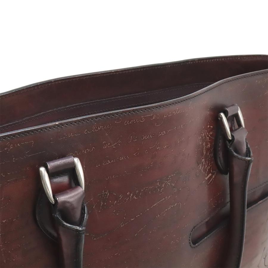 Berluti ベルルッティ トゥジュール トートバッグ カリグラフィ ビジネスバッグ ショルダーバッグ 肩掛け ヴェネチアンレザー パープル | Berluti | 07