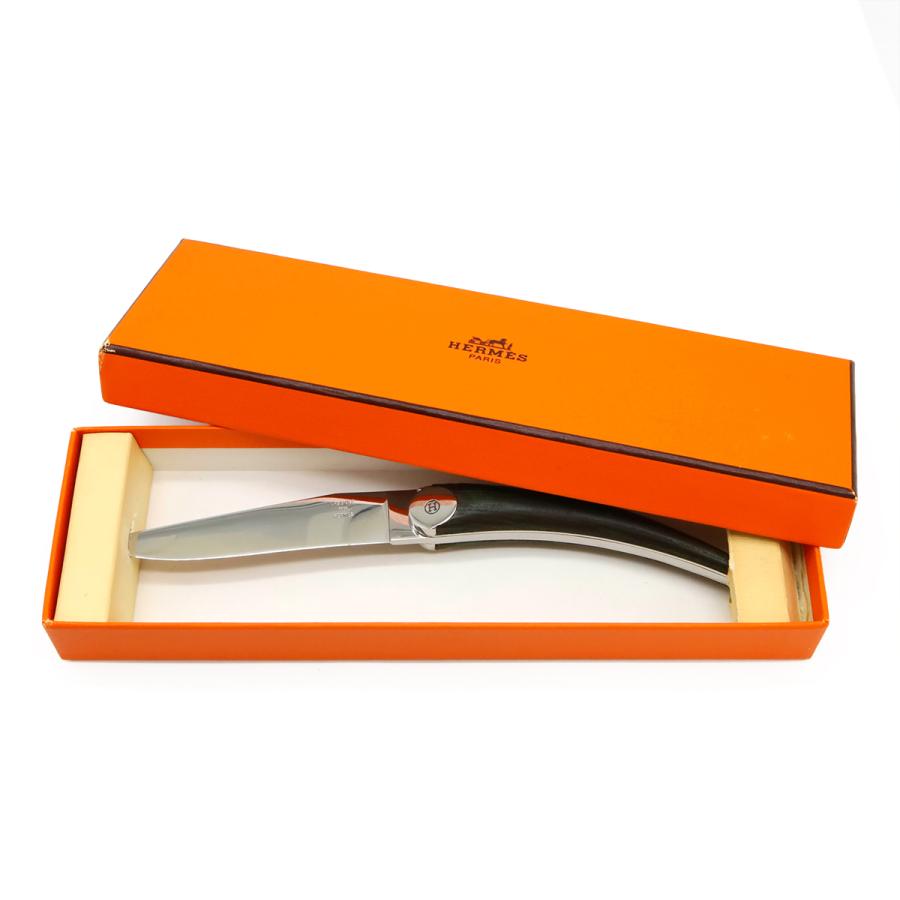 HERMES エルメス LAGUIOLE ラギオール ペーパーナイフ レターオープナー メタル ウッド シルバー | HERMES | 07