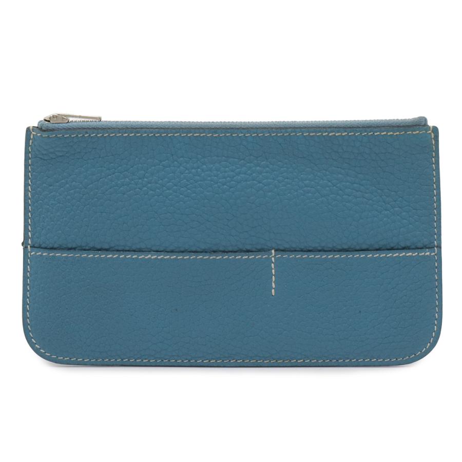HERMES エルメス ドゴンデュオ ドゴンGM用コインケース 付属品 コインケースのみ 小銭入れ コインパース トゴ レザー ブルージーン | HERMES