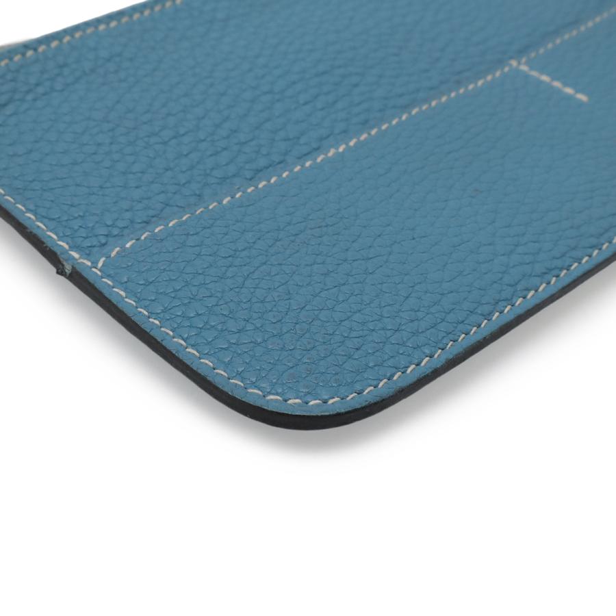 HERMES エルメス ドゴンデュオ ドゴンGM用コインケース 付属品 コインケースのみ 小銭入れ コインパース トゴ レザー ブルージーン | HERMES | 02