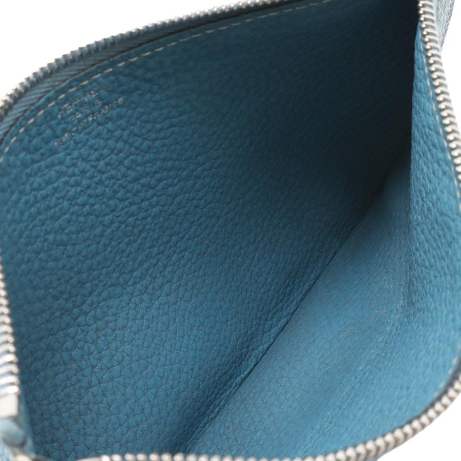 HERMES エルメス ドゴンデュオ ドゴンGM用コインケース 付属品 コインケースのみ 小銭入れ コインパース トゴ レザー ブルージーン | HERMES | 04