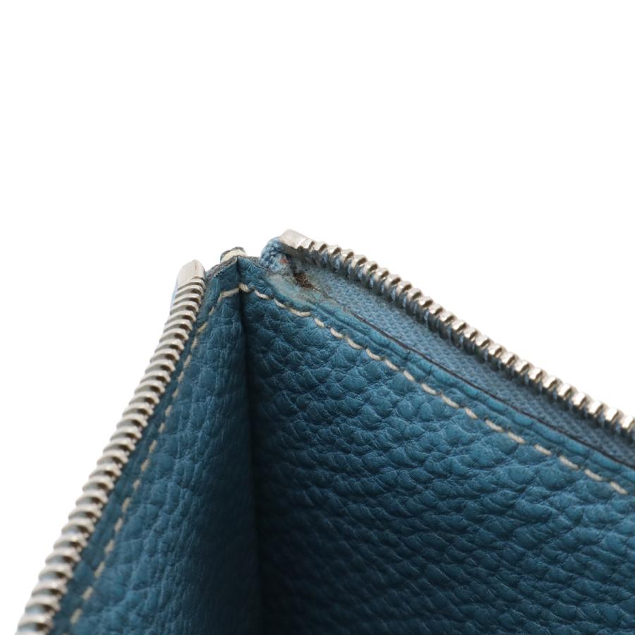 HERMES エルメス ドゴンデュオ ドゴンGM用コインケース 付属品 コインケースのみ 小銭入れ コインパース トゴ レザー ブルージーン | HERMES | 05
