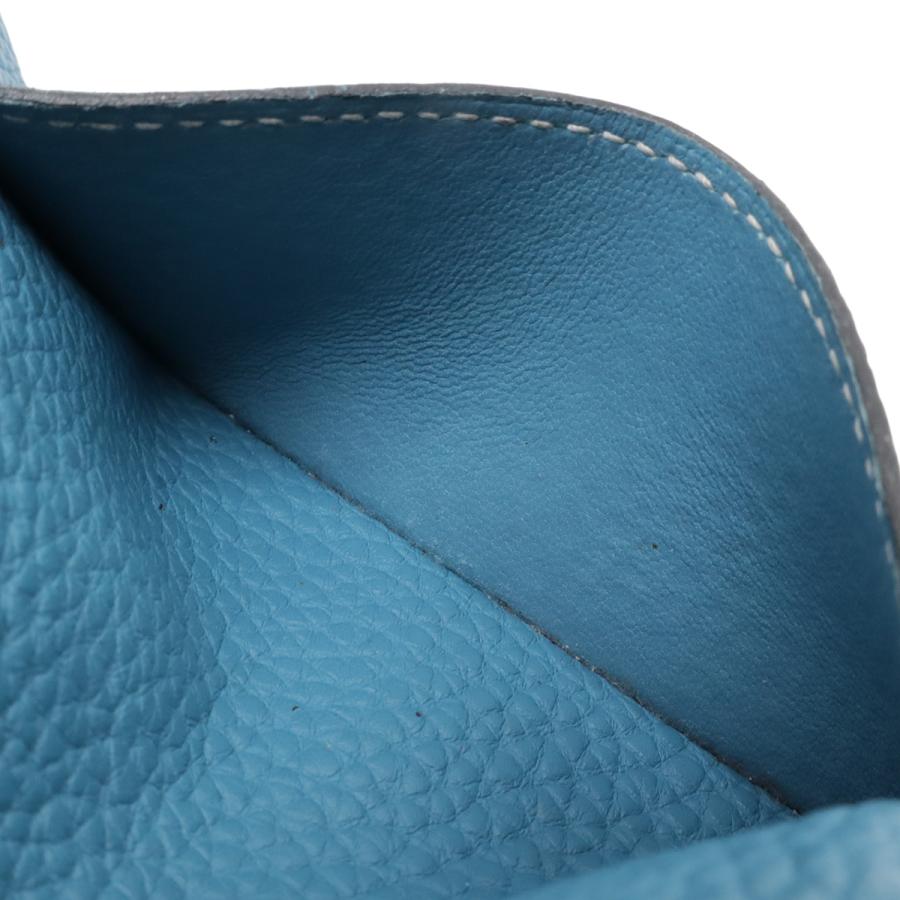 HERMES エルメス ドゴンデュオ ドゴンGM用コインケース 付属品 コインケースのみ 小銭入れ コインパース トゴ レザー ブルージーン | HERMES | 06