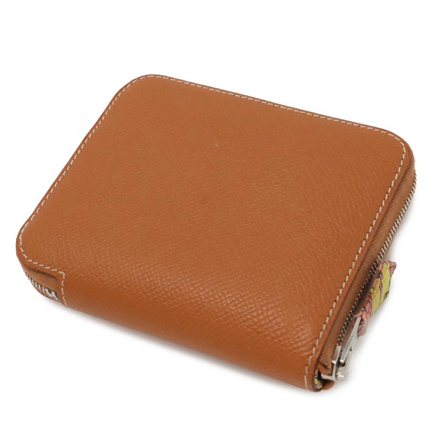 HERMES エルメス アザップシルクイン コンパクト コインケース 小銭入れ コインパース ラウンドファスナー ヴォーエプソン コニャック | HERMES | 01