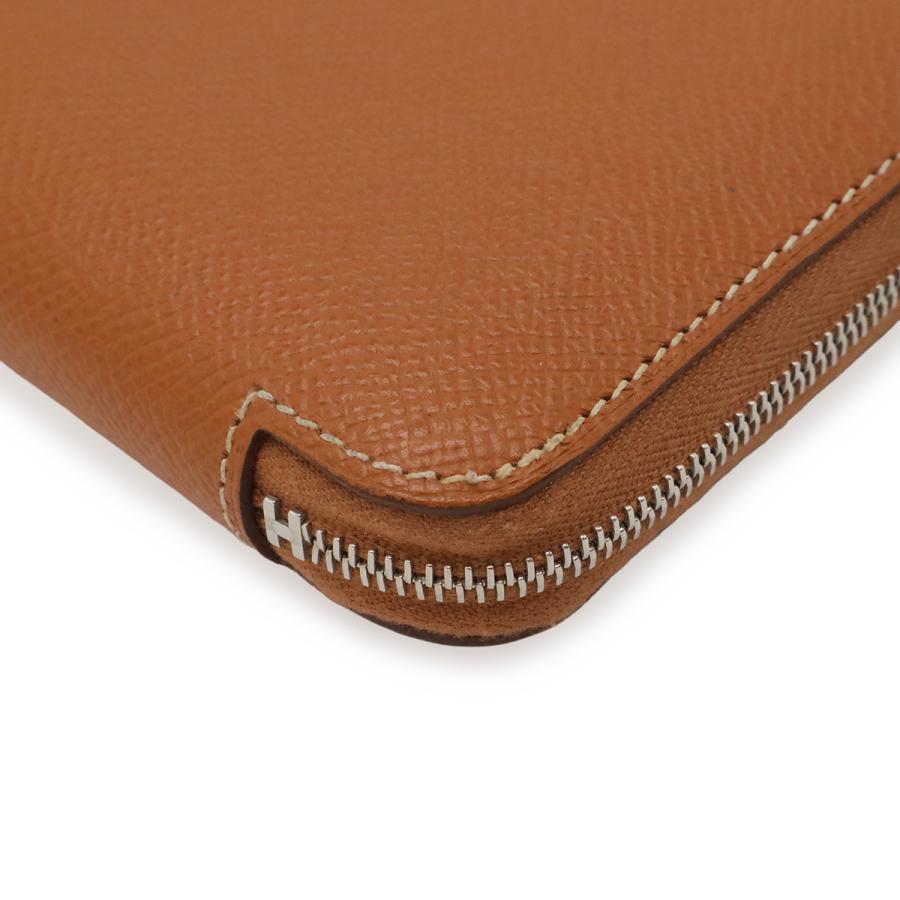 HERMES エルメス アザップシルクイン コンパクト コインケース 小銭入れ コインパース ラウンドファスナー ヴォーエプソン コニャック | HERMES | 02