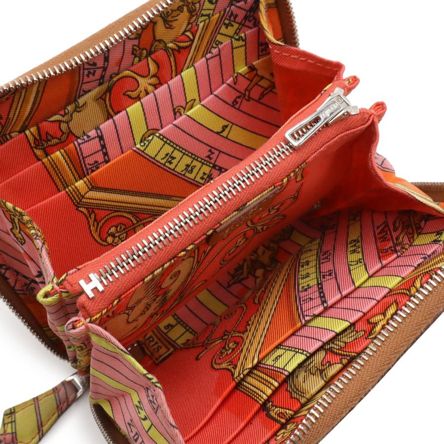 HERMES エルメス アザップシルクイン コンパクト コインケース 小銭入れ コインパース ラウンドファスナー ヴォーエプソン コニャック | HERMES | 04