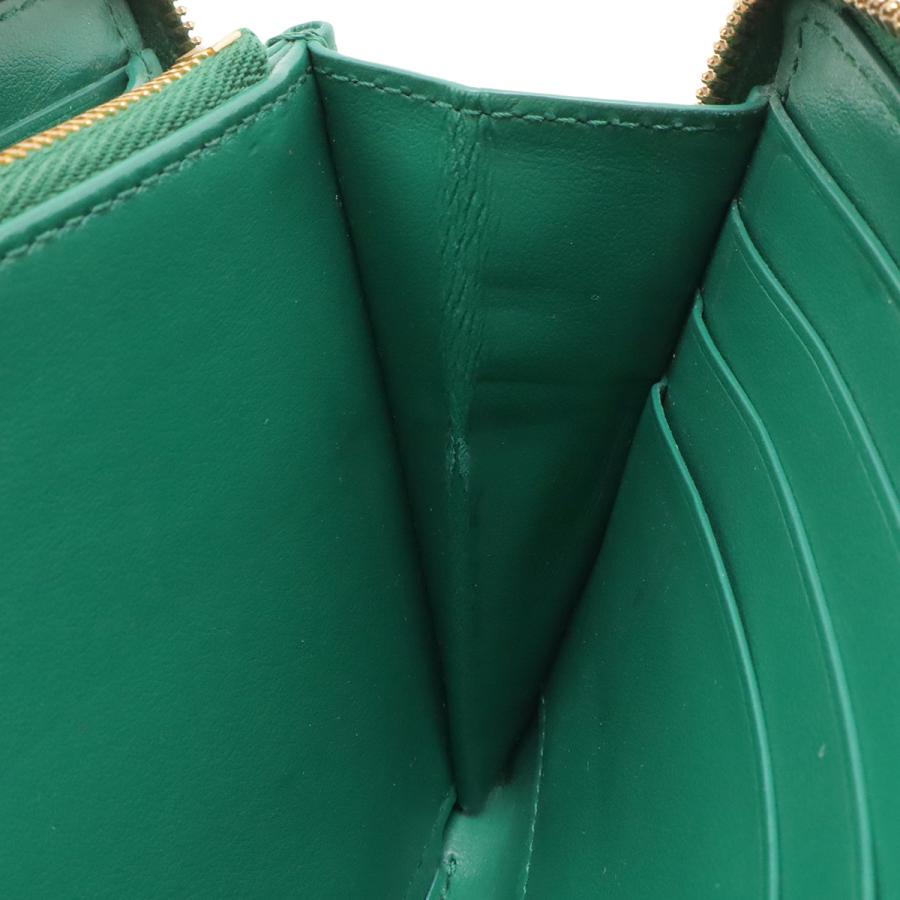 BOTTEGA VENETA ボッテガ ヴェネタ ボッテガベネタ カセット ジップアラウンドウォレット ラウンドファスナー 長財布 レザー グリーン 緑 | BOTTEGA VENETA | 05