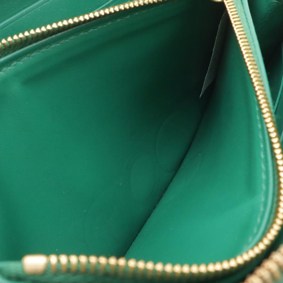 BOTTEGA VENETA ボッテガ ヴェネタ ボッテガベネタ カセット ジップアラウンドウォレット ラウンドファスナー 長財布 レザー グリーン 緑 | BOTTEGA VENETA | 06