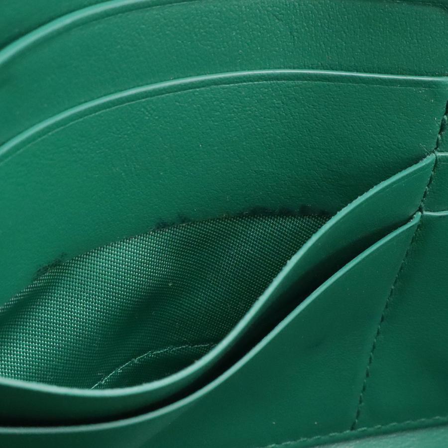 BOTTEGA VENETA ボッテガ ヴェネタ ボッテガベネタ カセット ジップアラウンドウォレット ラウンドファスナー 長財布 レザー グリーン 緑 | BOTTEGA VENETA | 07