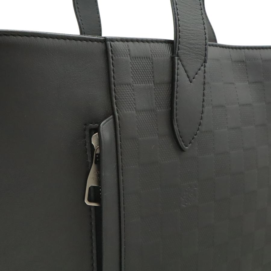 LOUIS VUITTON ルイ ヴィトン ダミエアンフィニ カバ ヴォワヤージュ トートバッグ ショルダーバッグ レザー オニキス 黒 ブラック | LOUIS VUITTON | 06
