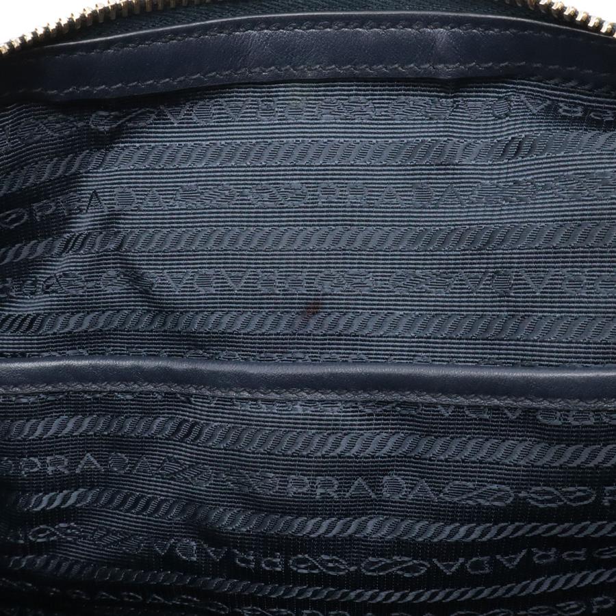 PRADA プラダ トートバッグ ショルダーバッグ ハンドバッグ 2WAY ショルダーバッグ ナイロン レザー ネイビー 紺 ゴールド金具 1BC060 | PRADA | 07