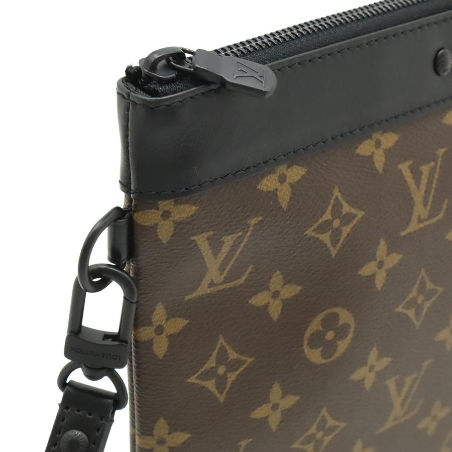 LOUIS VUITTON ルイ ヴィトン モノグラムマカサー ポシェット トゥ ゴー セカンドバッグ クラッチバッグ 小物入れ ブラウン 茶 ブラック | LOUIS VUITTON | 03