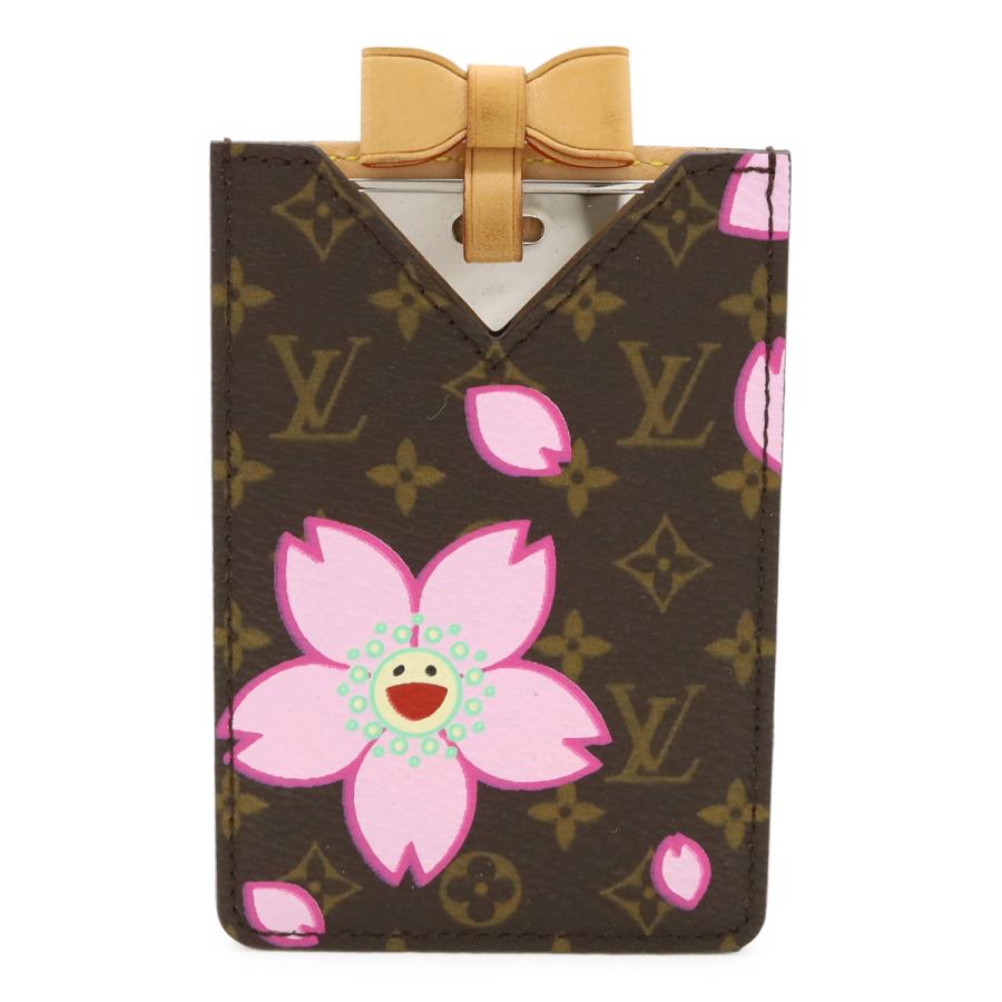 LOUIS VUITTON ルイ ヴィトン モノグラムチェリーブロッサム エテュイ ミロワール コンパクトミラー 鏡 村上隆コラボ 桜モチーフ M92018 | LOUIS VUITTON